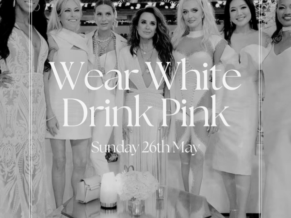 Wear White Drink Pink at Menagerie New Bailey